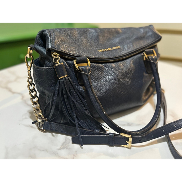 Handbags - Michael Kors Leather Crossbody Handbag Women’s Blue Purse Accessorie